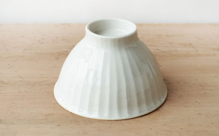 【波佐見焼】SHINOGI 茶碗 小 2点セット 生成【studio wani】 [MB65]