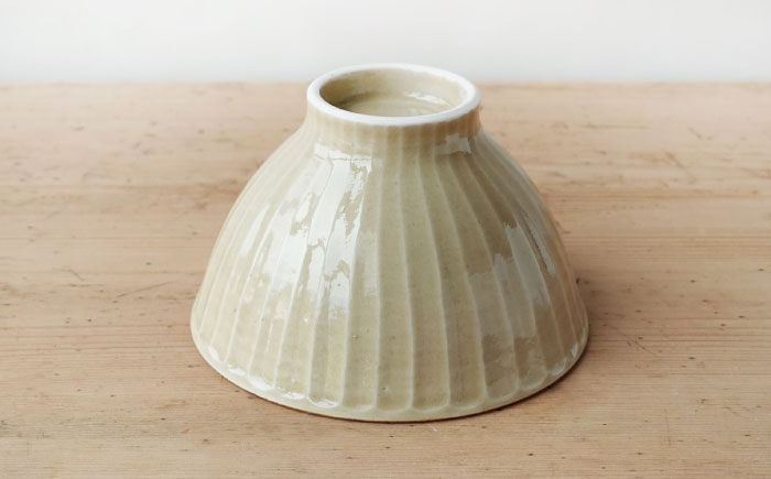 【波佐見焼】SHINOGI 茶碗 小 2点セット 黄瀬戸【studio wani】 [MB66]