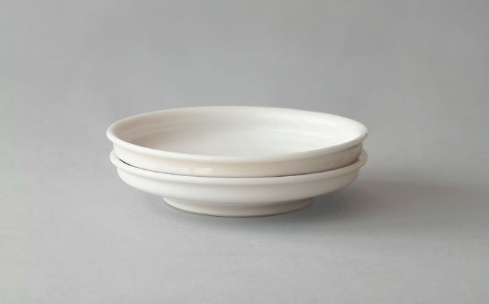 【波佐見焼】KINU 5寸皿 2点セット（艶あり）【studio wani】 [MB77]