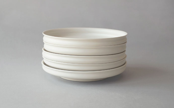 【波佐見焼】KINU 5寸皿 5点セット（艶なし）【studio wani】 [MB80]