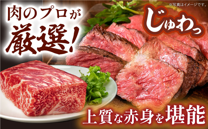 【A4～A5】長崎和牛モモステーキ　約1.5kg（100g×15P）嬉しい個包装！　【株式会社MEAT PLUS】 [MG10]