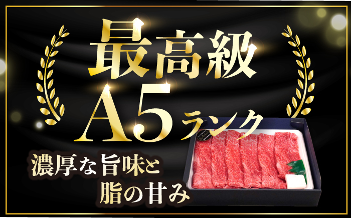 【長崎和牛】A5ランク 赤身スライス 400g しゃぶしゃぶ すきやき【肉のあいかわ】 [NA109]