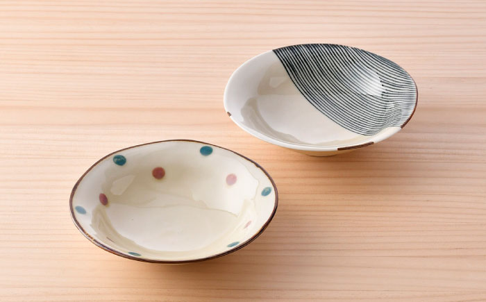 【波佐見焼】ボウル・皿 5点セット【大貴セラミックス/奥川陶器】 [NB143]