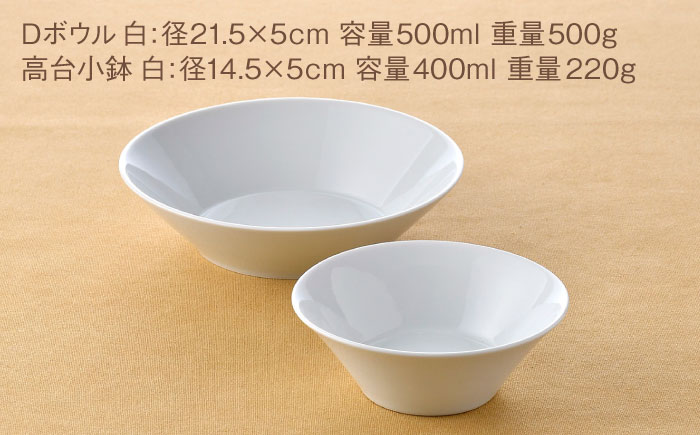 【波佐見焼】ボウルセット ホワイト オリジナルセット 5点【トーエー/舘山堂】 [NB161]