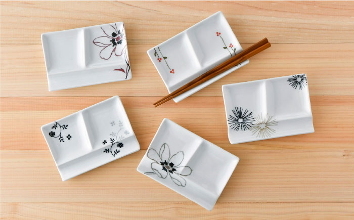 【波佐見焼】オリジナルセットアップ商品 茶碗 小皿【団陶器/不二商店】 [NB69]