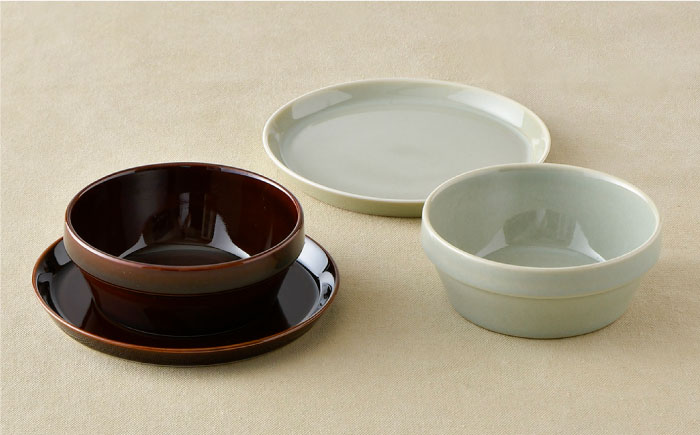 【波佐見焼】オリジナルセットアップ商品 プレート ボウル【マルヒロ/福田陶器店】 [NB81]