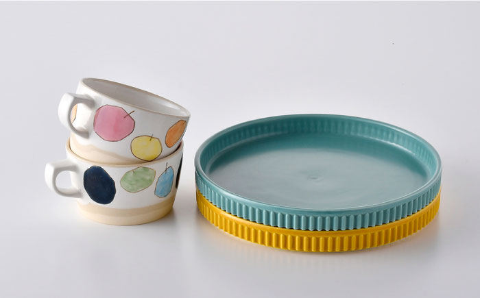 NB 93【波佐見焼】大人気の波佐見焼 プレート スープマグ 含む オリジナルセットアップ商品【陶もと/トーエー】 [NB93]