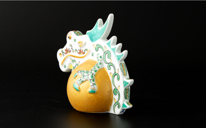 【波佐見焼】干支 龍（大）インテリア 置物【ふきの陶】 [NF09]