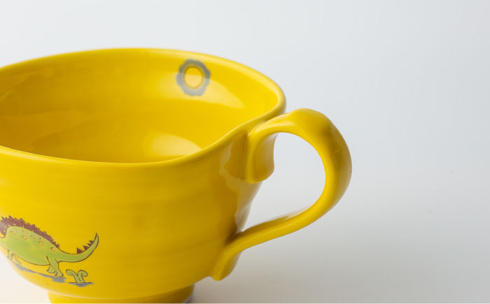 【波佐見焼】マグスープ碗（イエロー）スープマグカップ 食器 【ふきの陶】 [NF16]