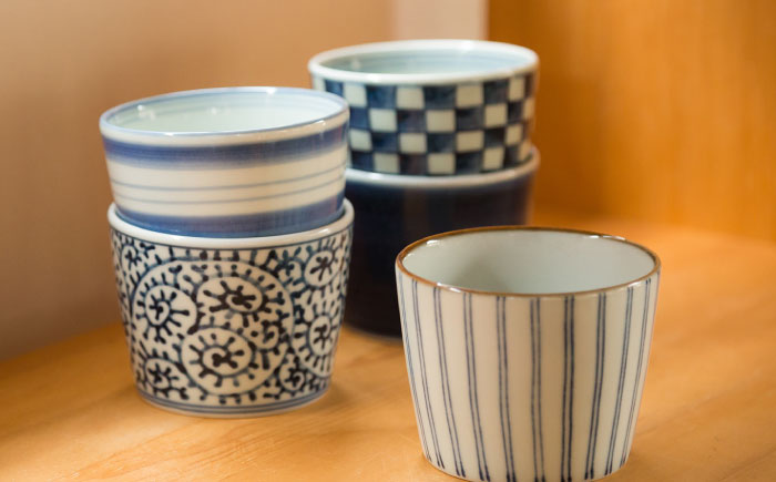 【波佐見焼】藍屋絵変り そばちょこ 10点セット 蕎麦猪口 カップ 湯呑【西海陶器】 2 31854 [OA298]