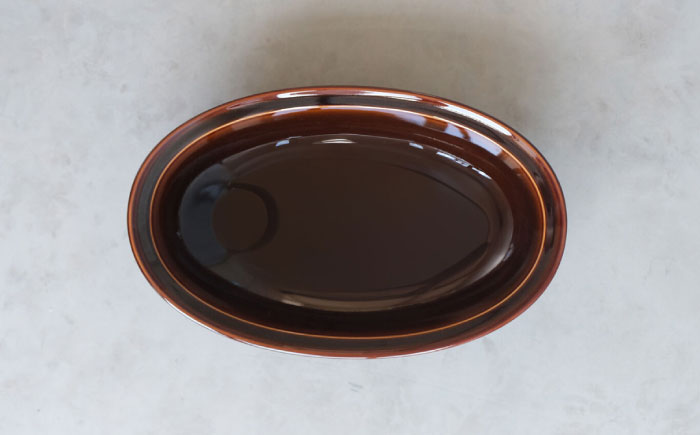 【波佐見焼】 リムオーバルボウル キャラメル 2点セット 【西海陶器】 [OA399]