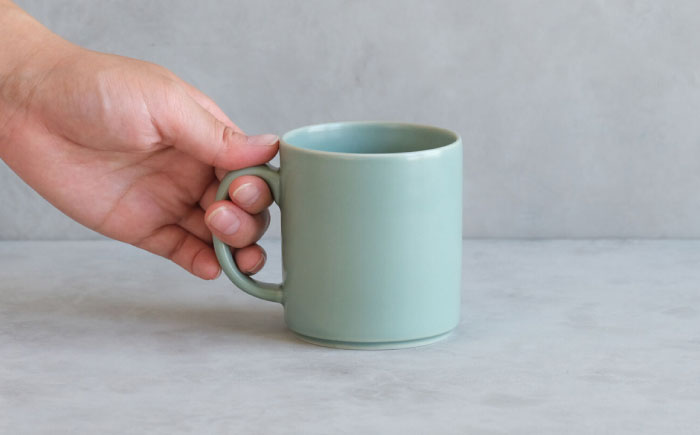 【波佐見焼】 スタンダードマグ ミントグリーン 2点セット 【西海陶器】 [OA405]