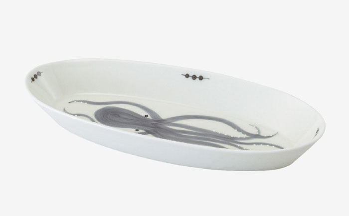 【波佐見焼】olive バゲットプレート オクトパス・ロブスター 2点セット【西海陶器】 [OA445]