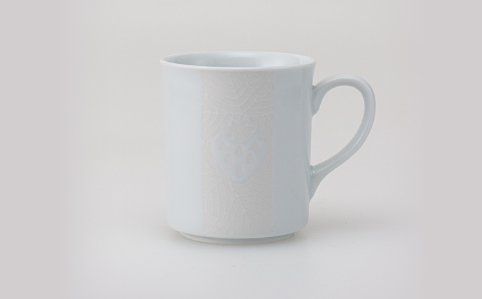 【波佐見焼】苺ミルク マグカップ 〈赤/白〉 2点セット【西海陶器】 [OA475]