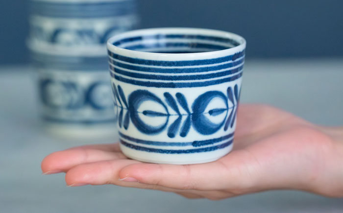 【波佐見焼】モダンブルー カップ 食器【西海陶器】 [OA496]