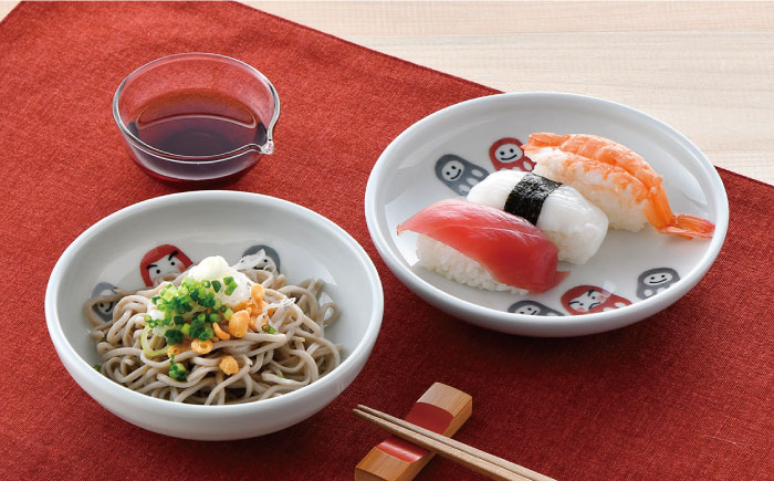 【波佐見焼】天だるま 取り鉢 小鉢 取り皿 小皿 3組セット【陶豊】 [OE13]