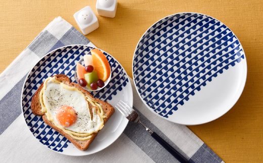 【波佐見焼】シュエット プレート 大 プチプチ5枚セット【福田陶器店】 [PA173]