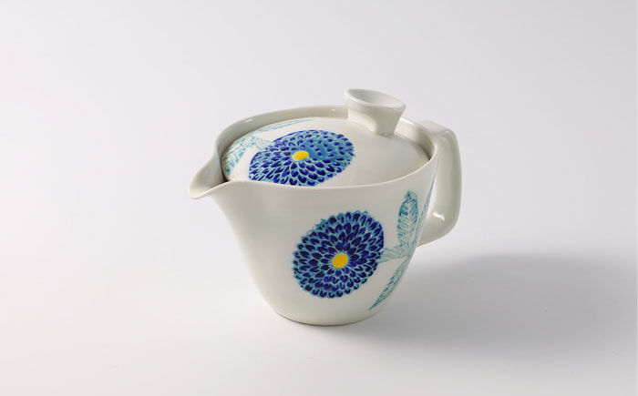 【波佐見焼】色彩ダリア（青）シリーズ 便利な7点セット 食器 皿【福田陶器店】 [PA314]