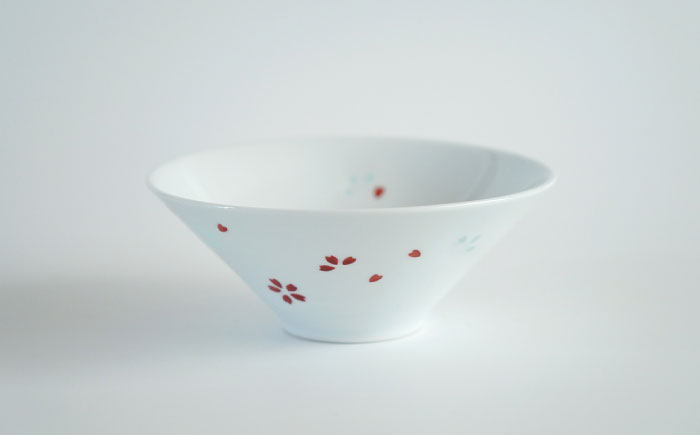 【波佐見焼】花ホタル ペア お茶碗 食器【団陶器】 [PB120]