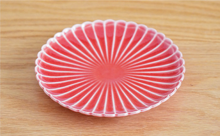 【波佐見焼】花しのぎ 新トリオ 和皿 プレート (白・薄赤・薄黄)【団陶器】 [PB58]