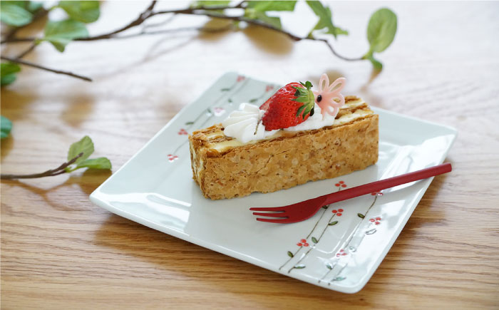 【波佐見焼】絵変り 正角皿 プレート 5枚セット【団陶器】 [PB63]