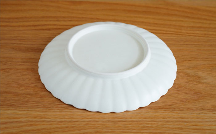 【波佐見焼】花しのぎ ペア 大皿 プレート (白鼠・薄緑)【団陶器】 [PB76]