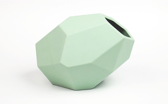 【波佐見焼】corock フラワーベース happy 2色セット （S卵/S海） 花瓶 nucca NEIROシリーズ【山下陶苑】 [PC45]