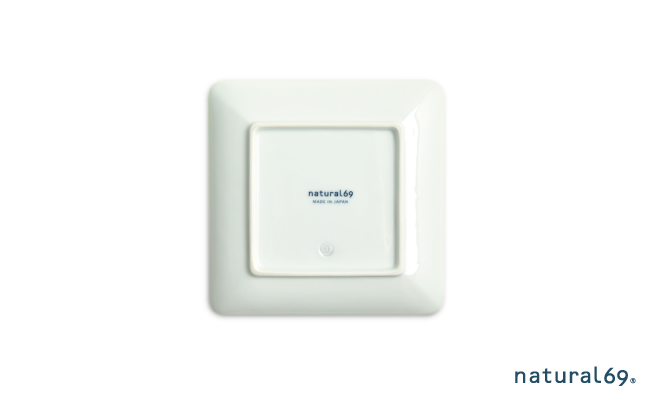 【波佐見焼】染付古波佐見 正角皿S 5柄セット【natural69】 [QA110]