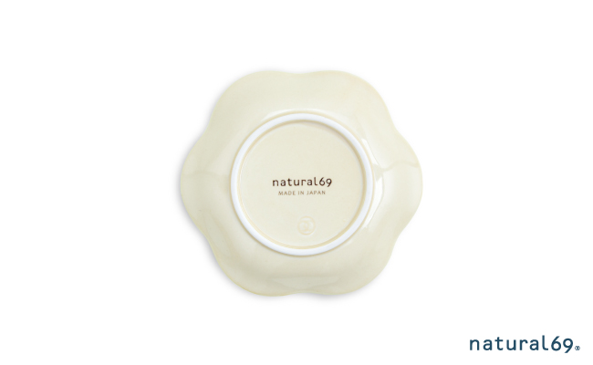 【波佐見焼】粉引釉 六方押小皿 5枚セット 十草／羽根／円／花／糸【natural69】 [QA137]