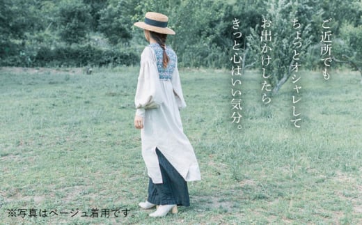 【波佐見ふるさと納税】【2023年1月以降順次発送】大人服キルティング ワンピース グレー レディース アパレル 【ももんが洋品店】 [QE02]