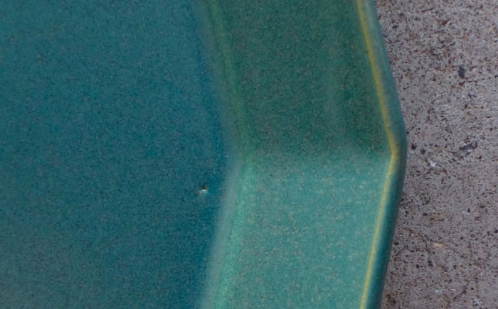 【波佐見焼】緑青釉 10角 オーバル皿 2枚セット【吉田健宗】 [RB23]