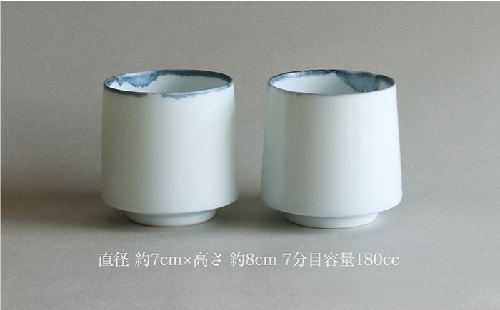 【波佐見焼】湯呑み 2個セット 【アトリエビスク】 [RD26]