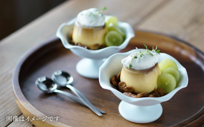 【波佐見焼】白磁 デザートカップ 2個セット【アトリエビスク】 [RD33]