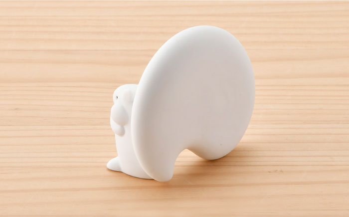 【波佐見焼】りす（無釉・つや無し）インテリア 置物【アトリエやま】 [RE05]