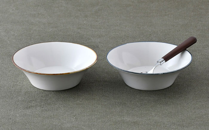 【波佐見焼】ボウル（渕錆ライン/渕青ライン） ペアセット サラダボウル【ROXY・HASAMI】 [SB161]