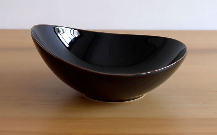 【白山陶器】【グッドデザイン賞受賞】CARVEボール（LL） 天目 [TA132]