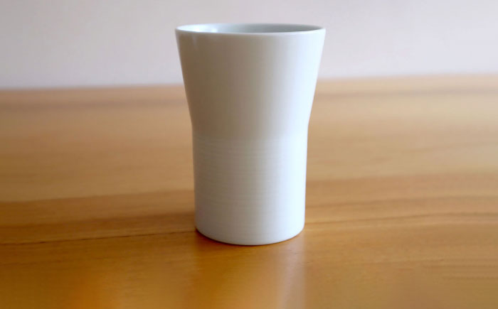 【白山陶器】【2人分の食器】ミストホワイト タンブラー2点セット [TA134]