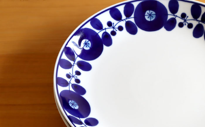 【白山陶器】【BLOOM】ブルームプレート（L） リース 2枚セット [TA139]