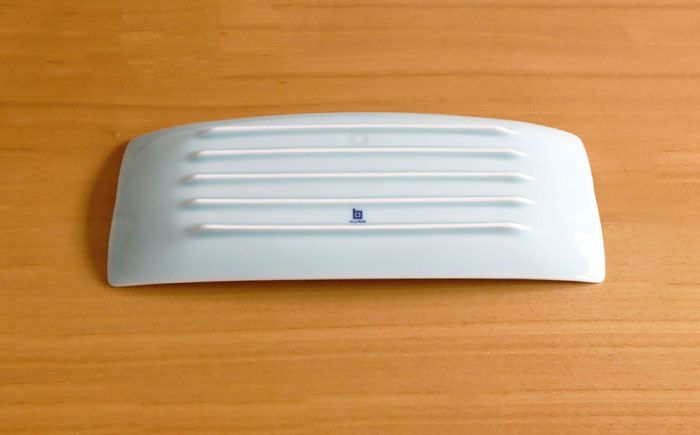 【白山陶器】【長方皿】長焼皿 青白釉 2枚セット [TA148]