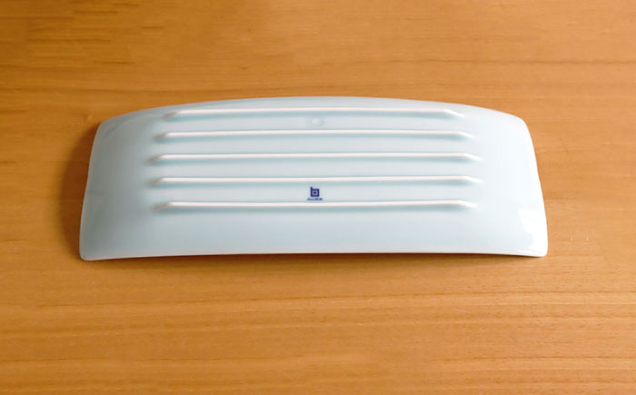 【白山陶器】【長方皿】長焼皿 青白釉 5枚セット [TA151]