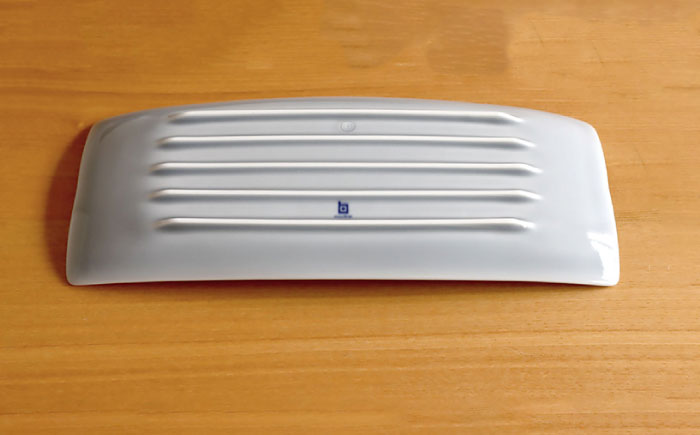 【白山陶器】【長方皿】長焼皿 グレイ 5枚セット [TA152]