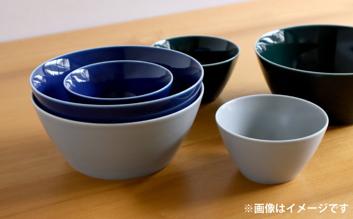 【白山陶器】【ビスタ】深鉢(大) 深緑【波佐見焼】 [TA184]