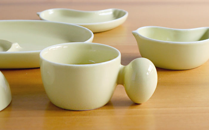 【白山陶器】【PiPi】お子様用食器 イエロー 5点セット【波佐見焼】 [TA197]
