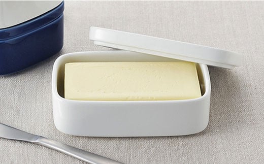 【白山陶器】【磁器のふたもの】しっとりとした白さが上品なCONTEロング 白マット 保存容器  食器 皿 【波佐見焼】 [TA52]