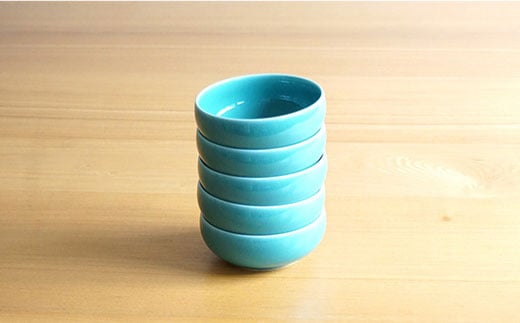 【白山陶器】ひめとんすい 5ピースセット 青磁 食器 小鉢 【波佐見焼】 [TA70]