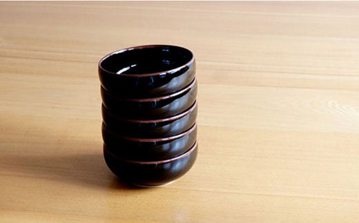 【白山陶器】ひめとんすい 5ピースセット 天目 食器 小鉢 【波佐見焼】 [TA71]