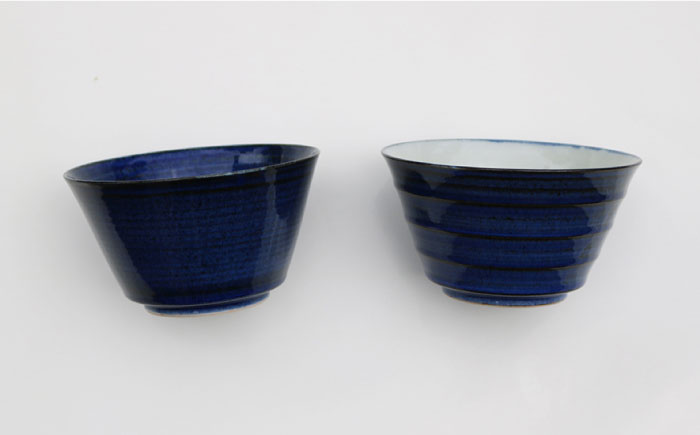 【波佐見焼】藍巻 スタイルボール ボウル ペアセット【協立陶器】 [TC42]