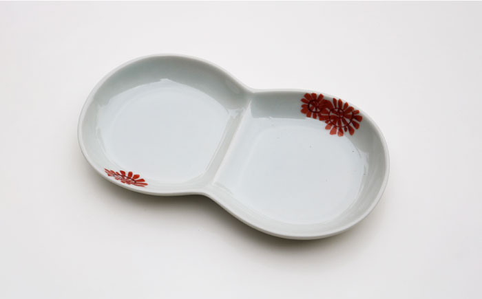 【波佐見焼】たこ唐草 ミニ プレート・そばちょこ ペアセット【協立陶器】 [TC56]