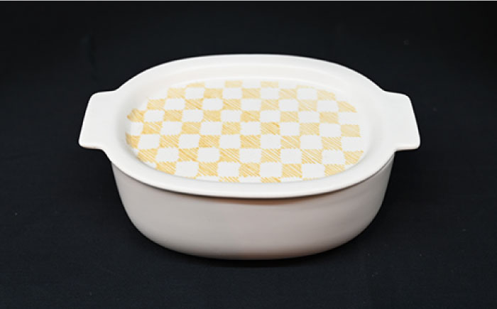 【波佐見焼】オーブンウェア グラタン皿 和市松黄 3点セット 耐熱食器 オーブン可【協立陶器】 [TC62]