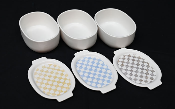 【波佐見焼】便利な蓋つき！ グラタン皿 オーブンウェア 楕円蓋物 3点セット 耐熱食器 オーブン可【協立陶器】 [TC64]